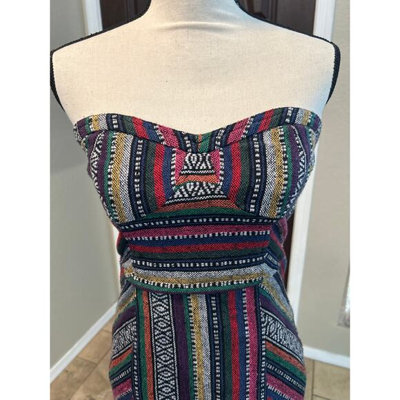 Staring at Stars Cotton Striped Strapless Dress - Picture 3 of 10